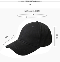 Casquette de Baseball Personnalisable 6 Panneaux en 100% Coton Vierge de Luxe, Imprimée, Gorras Sportives et pour Queue de Cheval avec Logo Sur Mesure