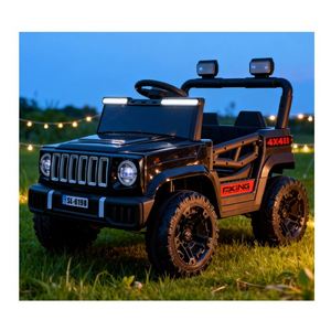 รถยนต์ไฟฟ้าสำหรับเด็ก TOYSRUNNER มอเตอร์คู่ 6V4Ah โครงสร้างพลาสติกแข็งแรง พร้อมที่จับช่วยทรงตัว รีโมทโทรศัพท์ควบคุมการบังคับเลี้ยว - Product Image 5