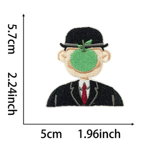 <span class=keywords><strong>Set</strong></span> 9 Karakter Lukisan Terkenal Ramah Lingkungan, Patch Bordir Perekat DIY untuk Pakaian Anak Perempuan, Bahan Non-Woven yang Dapat Disetrika - Product Image 2