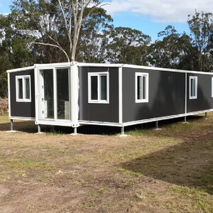 Conteneur mobile préfabriqué en acier de 36 m (20 pieds) préinstallé, extensible, 2 à 4 chambres, design moderne pour usage hôtelier - Product Image 1