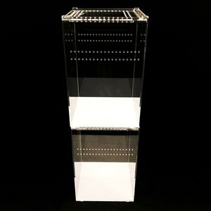 Bac à do en acrylique avec couvercle coulissant, boîte transparente en plastique PMMA pour petits animaux de compagnie, 9 pièces - Product Image 5