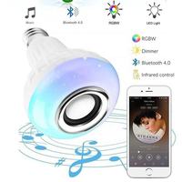 Offre Spéciale Meilleure Qualité RGB Led Musique Haut-Parleur Ampoule 12W E27 Couleur Changeable BT LED Sans Fil Smart Musique Ampoule