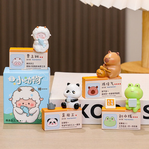 ตุ๊กตาหมูการ์ตูนเรซิ่นตกแต่งโต๊ะสำหรับสำนักงานที่วางโทรศัพท์ของขวัญ - Product Image 4