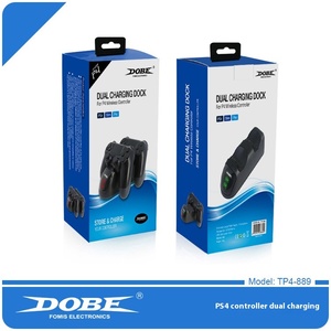 Soporte de cargador dual DOBE para controlador de <span class=keywords><strong>PS4</strong></span> soporte de base de carga inalámbrica para Dual Shock 4 Controle Base para <span class=keywords><strong>PS4</strong></span> Gamepad Joystick - Product Image 5
