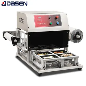 New Design Semi-automatic Sealing Packing Machine for Bowls/Trays/Box Fast Food Meat Fruit Pneumatic Tray Sealing Machine