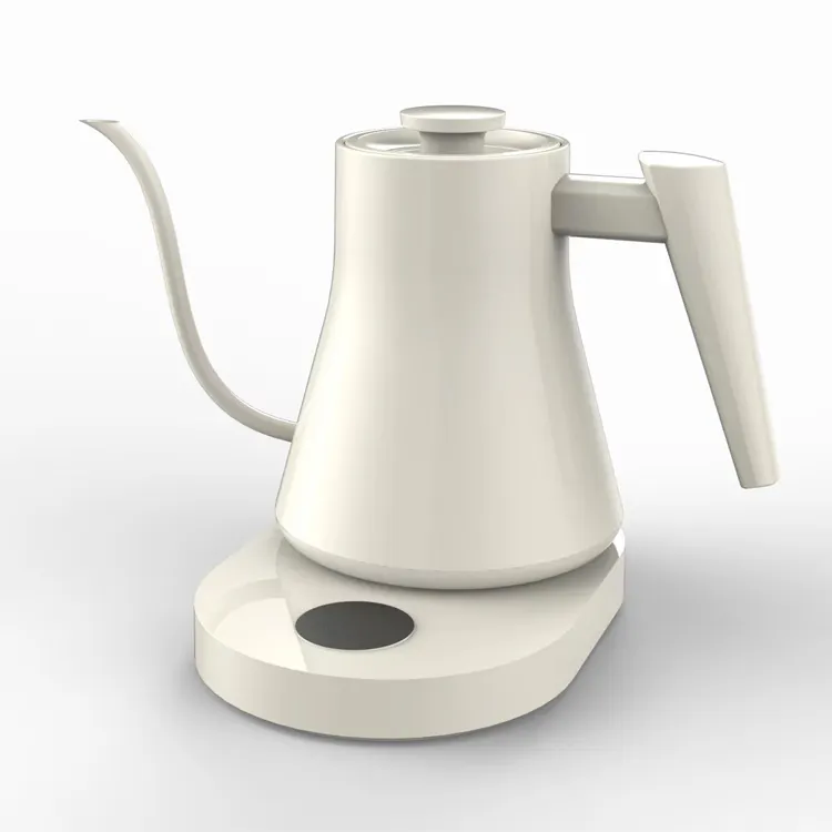 2024 nouveau numérique garder au chaud col de cygne bouilloire goutte à goutte café électrique bouilloire 0.8L mini bouilloire SS304 chaudière à eau avec CE CB