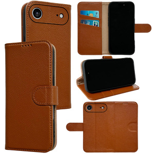 Lytchi modello nuovo arrivo Flip magnetico in vera pelle di vacchetta custodia per <span class=keywords><strong>telefono</strong></span> per iPhone 17 Pro Max 17 Air 17 Pro Folio Book - Product Image 1