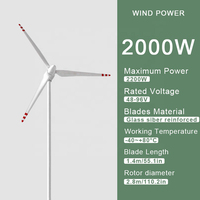 Éolienne 5kw pour toit Prix Énergie éolienne Moulin à électricité Turbine pour générateur d'énergie 5kw 10kw 20kw 30kw HELIOS CE & ISO 6.5m
