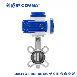 Válvula de Mariposa Eléctrica COVNA con Actuador Modulante de 24VDC de Acero Inoxidable y Membrana de PTFE, con Reducción de Tarifas - Product Image 4