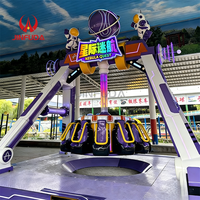 Manège Mini Pendule Thème Étoile Personnalisé, Décoration Astronaute, Équipement de Balançoire à Sensations Fortes pour Parc d'Attractions