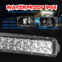 Barre lumineuse LED 4x4 de 54 pouces avec faisceau de câblage 390W, barre lumineuse de pare-chocs avant pour accessoires d'éclairage de véhicule
