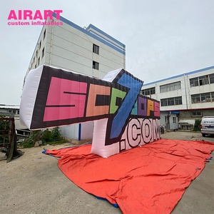 Logotipo Inflable Decorativo Publicitario, Logotipo Inflable de Figura <span class=keywords><strong>Famosa</strong></span>, Tablero Publicitario de Pared - Product Image 4