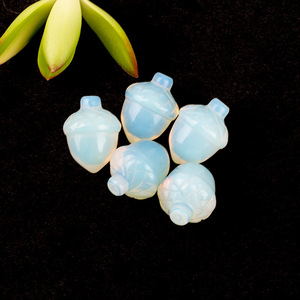 20*26mm pierre précieuse naturelle Quartz cristal noisette cristal sculpté pommes de pin noix gland fête ornement Collection cadeaux - Product Image 6