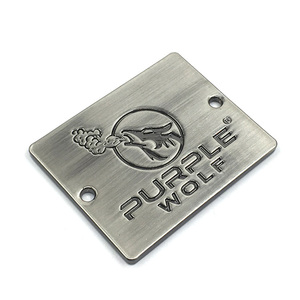 Plating Label <strong>Plates</strong> for Furniture High Quality Custom Engraved Brand Logo Metal Metal Tag Hard <strong>Enamel</strong> Rectangle Casting Letters - Product Image 1