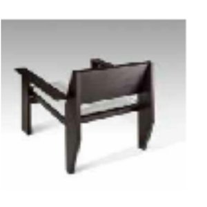 Chaise de salle à manger en bois moderne et simple 37798 - Product Image 2