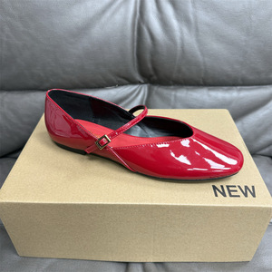 Venta al por Mayor de 5 Pares de Zapatos de Ballet para Mujer, Zapatos Planos Casuales de Diseñador, Zapatos Cuadrados de Goma para Mujer, Zapatos de Lujo de Diseñador para Mujer - Product Image 2