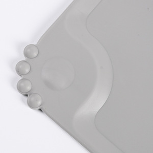 カスタマイズ可能な再利用シリコン製ペット用プレースマット、食器、滑り止め、汚れ防止、ユニバーサル、猫、犬用、モダンデザイン、正方形、5mm - Product Image 3