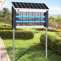 Lampe Solaire Anti-Moustiques Étanche IP65 pour Usage Domestique Piège à Insectes pour Ferme Avicole Jardin Camping