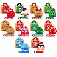 Jouets en peluche géants de Noël de 15 cm en gros : Renne, Bonhomme de neige, Ours polaire, Père Noël – Jouets TPR à presser à rebond lent