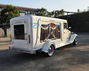 New Cars White Pearl <b>Paint</b> Rolls Classical Funeral Hearse Funeral Hearse Electric Funeral Hearse Cart Special Transportation - Product Image 6