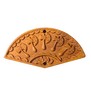 Adorno de Pared Tallado en Madera de Melocotón Ling Gusi, 35x68x9mm, Forma Irregular, Decoración para el Hogar, Entrada, Regalo de Año Nuevo Chino - Product Image 5