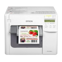 Imprimante d'étiquettes numérique industrielle à jet d'encre haute vitesse Epson TM-C3520 USB de bureau couleur pour codes-barres et autocollants 720x360dpi – Garantie 1 an