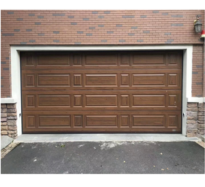 <span class=keywords><strong>Porte</strong></span> <span class=keywords><strong>de</strong></span> <span class=keywords><strong>garage</strong></span> <span class=keywords><strong>sectionnelle</strong></span> en acier galvanisé, design moderne 2026, finition chêne <span class=keywords><strong>doré</strong></span>, surface antivol, électrique, extérieure - Product Image 3