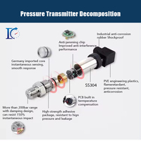 Hot Sale DaChengYiBiao DCST-131 High-Precision 4-20mA 485 Output Pressure Transducer 0.5% Accuracy Sensor 304 Stainless Steel
