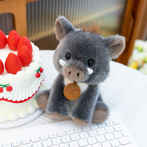 Vente en gros : Figurine d'animal de compagnie de bureau 18 cm (zèbre, éléphant, <span class=keywords><strong>sanglier</strong></span>, <span class=keywords><strong>chien</strong></span> de chasse) avec particules lestées, jouet décoratif, cadeau de zoo, souvenir - Product Image 5