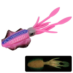Leurre souple pieuvre 15cm 60g avec hameçon double lesté, leurres de pêche au calmar 9 couleurs, leurres de simulation lumineux pour la pêche en mer et en <span class=keywords><strong>bateau</strong></span> - Product Image 4