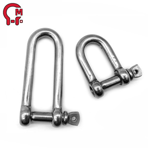 Manilles en acier inoxydable HLM 4 mm 6 mm 8 mm 12 mm 10 m de long, manilles en D autobloquantes avec goupille à vis - Product Image 2