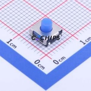 TS-1047-A4B2-D2 Tactile Switch SMD Switch Single Pole Single Throw Round Button 1.8N Vertical Mount - Product Image 1