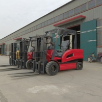 Chariot élévateur électrique Jichuan neuf à transmission intégrale, pneus pleins, déplaceur latéral électrique, adaptabilité tout-terrain pour la fabrication et la construction