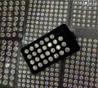 Moissanite en vrac certifiée Gra, couleur D, blanc, jaune, violet, vert, rouge, rose, noir, gris, bleu, 1CT, 6,5 mm