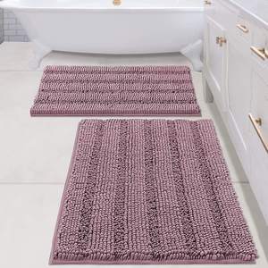 FIGOO-Factory Direct [Set di Tappeti <span class=keywords><strong>Gorilla</strong></span> <span class=keywords><strong>Grip</strong></span>] 3 Pezzi in Ciniglia [Set di Tappetini da Bagno] per Bagno Effetto Shaggy - Product Image 4
