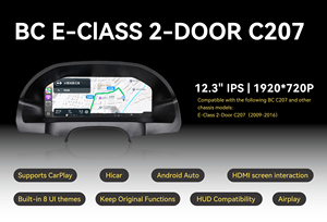Nouvel ensemble d'instruments numériques professionnels de 12,3 pouces pour Mercedes Benz Classe E C207 2009-2016, tableau de bord LCD, boîte de compteur de vitesse - Product Image 1