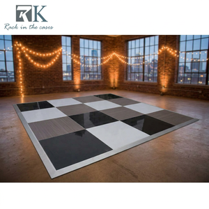 Piste de danse à carreaux 4 pieds x 4 pieds, plateforme de décoration d'événements, piste de danse extérieure - Product Image 3