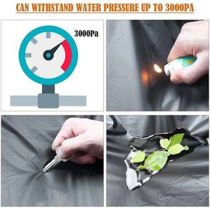 Housses de voiture imperméables compatibles avec Porsche Panamera 2014-2024 avec porte à fermeture éclair pour une protection contre la pluie, la neige, les UV et le vent - Product Image 4