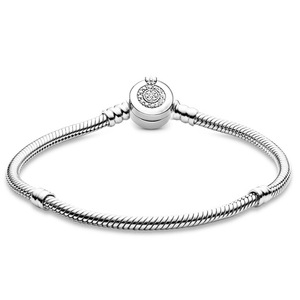 Pulseras Panjiadora Básicas para Mujer con Corona <span class=keywords><strong>de</strong></span> Circonio, Diseño <span class=keywords><strong>de</strong></span> Hueso <span class=keywords><strong>de</strong></span> Serpiente, Estilo DIY, Venta al por Mayor - Product Image 4