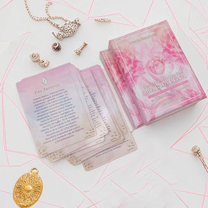 Personalizado <span class=keywords><strong>de</strong></span> alta calidad exquisita adivinación papel <span class=keywords><strong>de</strong></span> núcleo blanco mate barnizado hoja <span class=keywords><strong>de</strong></span> oro borde Tarot oráculos <span class=keywords><strong>cartas</strong></span> cubierta con guía - Product Image 4