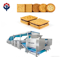 Machine à biscuits industrielle TG et ligne de production de biscuits fourrés - 200-1500 kg/h, Fournisseur d'usine