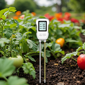 Nouveau testeur de sol numérique 3-en-1 pour jardin, ferme et serre, mesure la température, l'humidité et le pH avec batterie alcaline - Product Image 5