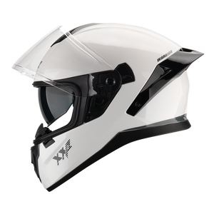 Nuevos Cascos de Motocross Integrales ABS Blanco Mate con Alerón Grande, Doble Visera, Hebilla de Liberación Rápida, Talla XXL, para Todas las Estaciones, DOT - Product Image 3