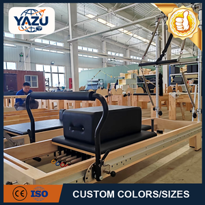 Reformer de Pilates de Madera Personalizado, Comercial, de Tipo Avanzado, Ajustable, Multifuncional, Portátil y Duradero para Estudio de Pilates - Product Image 1