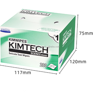 Lingettes de nettoyage sans poussière pour fibre optique FTTH Kimtech 34155 Kimwipes pour câbles, ultra-absorbantes, à faible teneur en poussière, 100% - Product Image 4