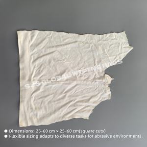 Multipurpose White Fleece Sweatshirt Rags 100 Cotton Various <b>Industrial</b> <b>Wiping</b> Rags for Cleaning - Product Image 3