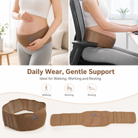 Ceinture de Maternité Ajustable en Nylon Respirant – Bande de Soutien Abdominal et Pelvien Pré-natal pour Femmes Enceintes