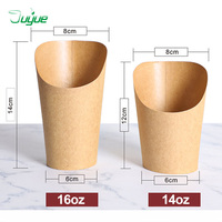 Boîtes à collation pour bébé en papier kraft recyclable à paroi simple jetables personnalisées
