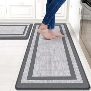 防水PVC抗疲劳垫站脚垫地板防滑厨房地毯