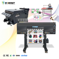 Imprimante DTF I3200 à 4 têtes de 60 cm, haute vitesse, impression directe sur film, machine d'impression par transfert thermique pour t-shirts